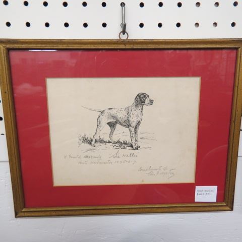 Appraisal: Charles G Hupton Canine Prints famous dogs signed image area