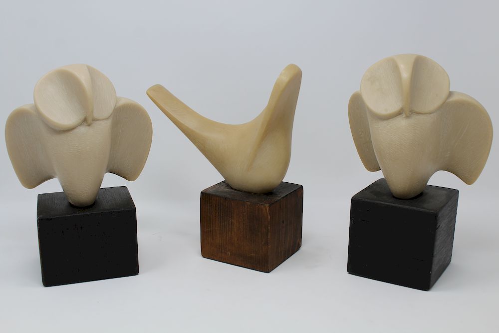 Appraisal: Joseph Martinek - Bird Sculptures Joseph Martinek United States Czech