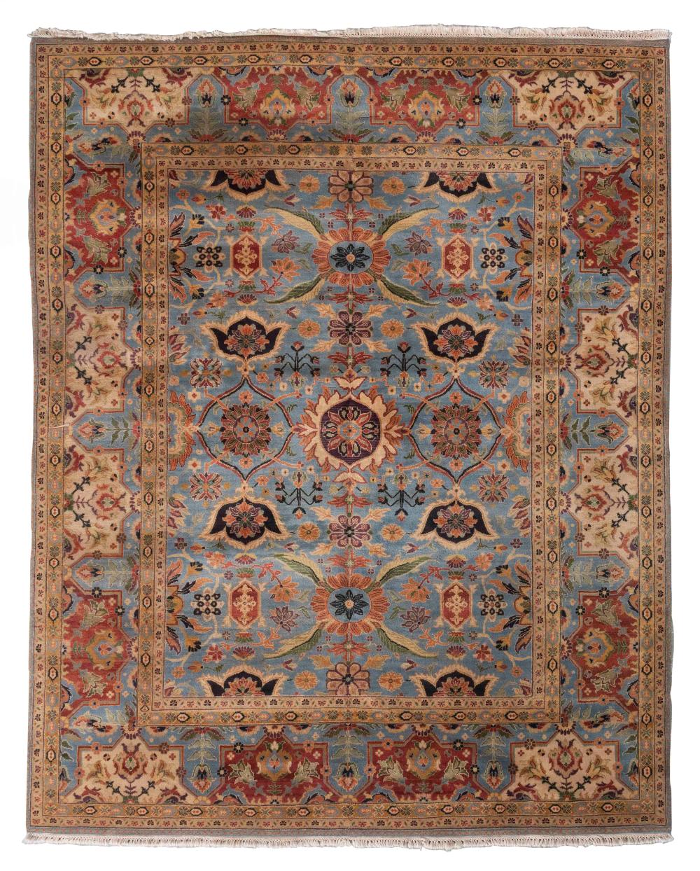 Appraisal: SULTANABAD DESIGN RUG X LATE TH CENTURYSULTANABAD DESIGN RUG '