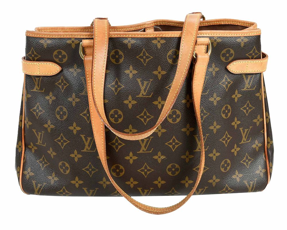 Appraisal: Louis Vuitton Tote Bag batignolles style monogram design - x