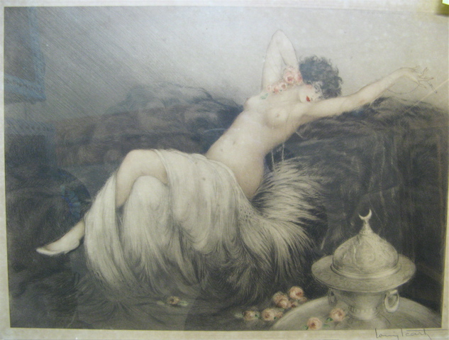 Appraisal: LOUIS ICART ORIGINAL ETCHING AND AQUATINT New York - titled