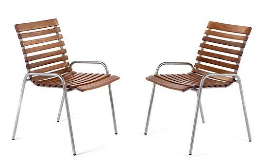 Appraisal: Robin Day British - Pair of Side Chairs Robin Day