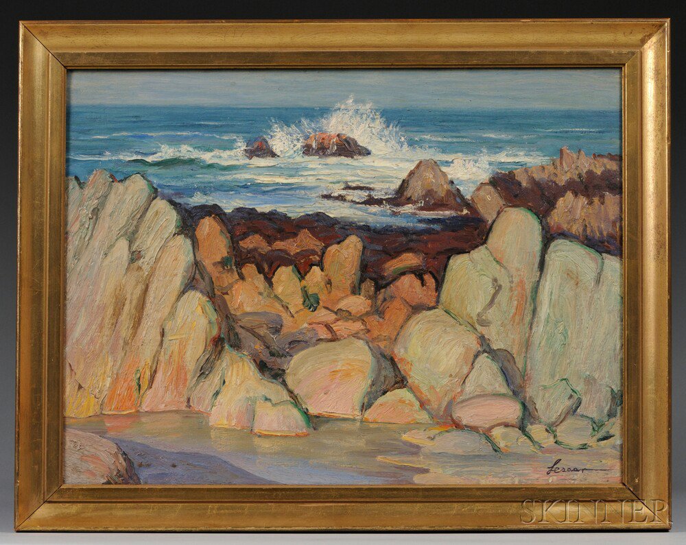 Appraisal: Charles M Lesaar American - Central Coast California Signed Lesaar