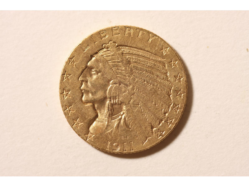 Appraisal: Indian Head Gold Half Eagle EF Collection of a NC