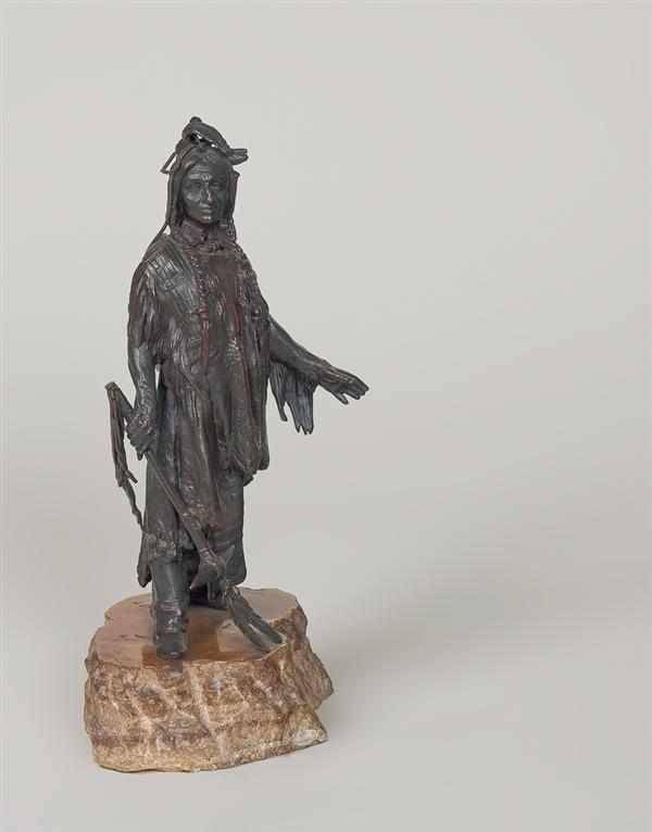 Appraisal: CARL KAUBA Austrian - ''Ready for Action'' bronze with dark