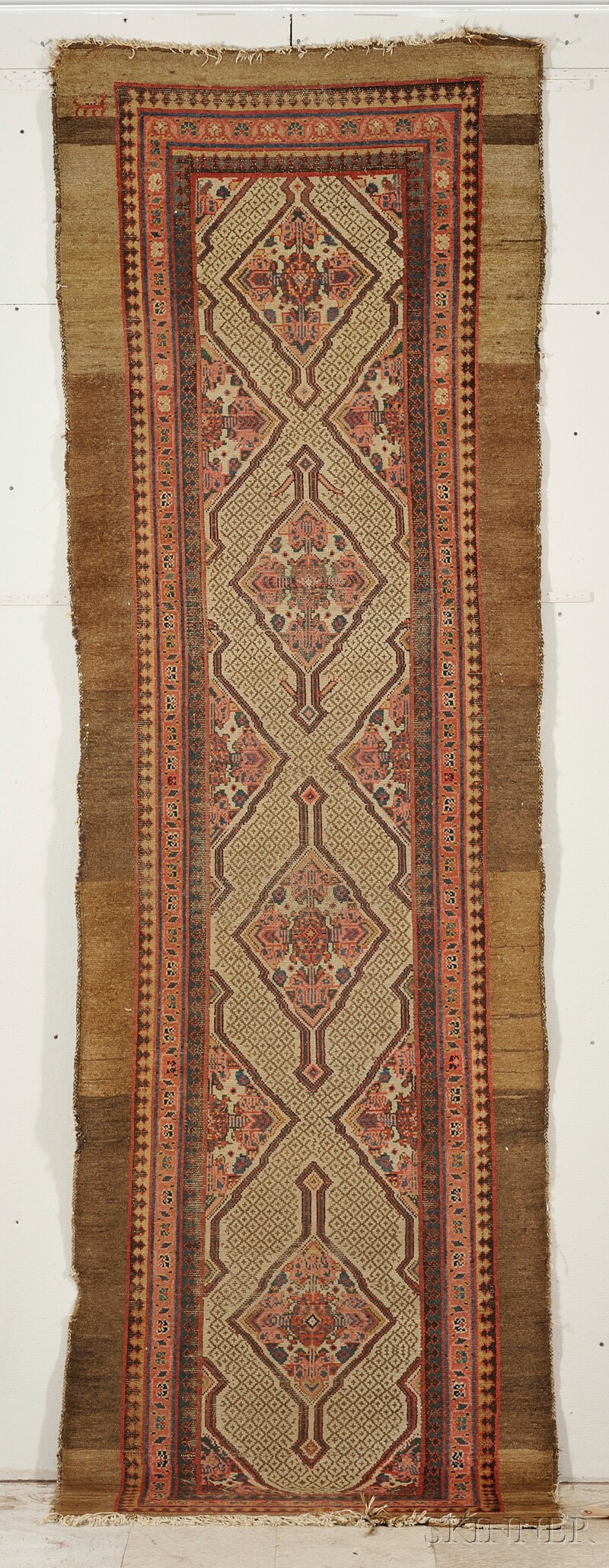 Appraisal: Hamadan Long Rug Northwest Persia last quarter th century areas