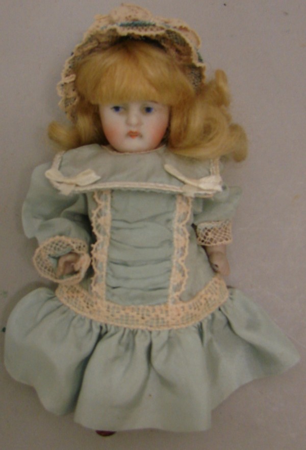 Appraisal: German doll with painted feaures open closed mouth original blonde