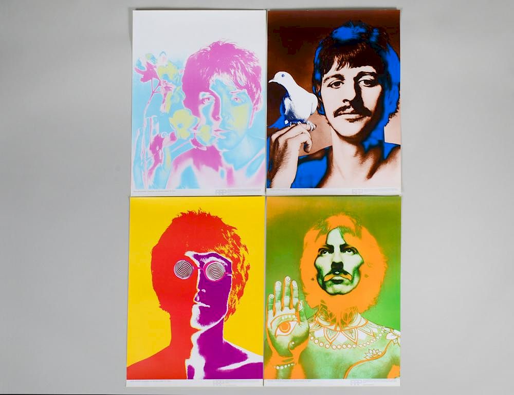 Appraisal: RICHARD AVEDON American - The Beatles John Paul Ringo and