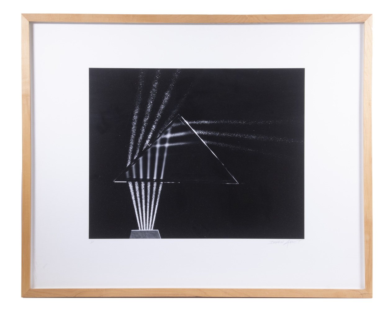 Appraisal: BERENICE ABBOTT ME NY OH - Lightwaves through Prism from