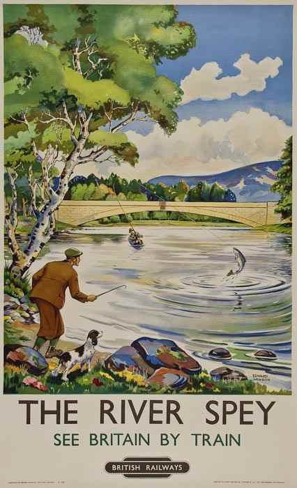 Appraisal: LAWSON Edward THE RIVER SPEY British Railways thograph in colours