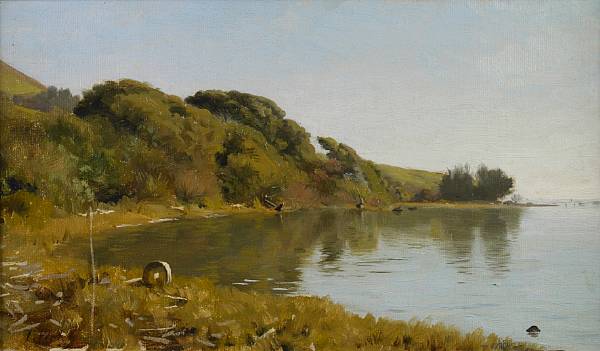 Appraisal: Thaddeus Welch American - Edge of the bay believed to