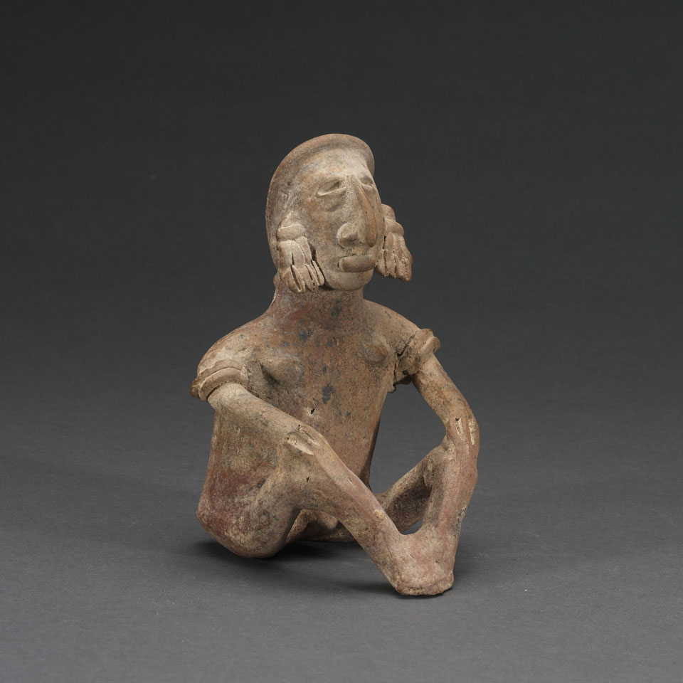 Appraisal: Jalisco Seated Figure of a Woman West Mexico - A