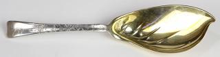 Appraisal: American Tiffany Company sterling silver-gilt acid etched ice cream server