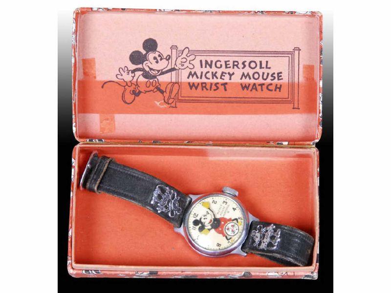 Appraisal: Ingersoll Walt Disney Mickey Mouse Wristwatch Description Watch Second hand