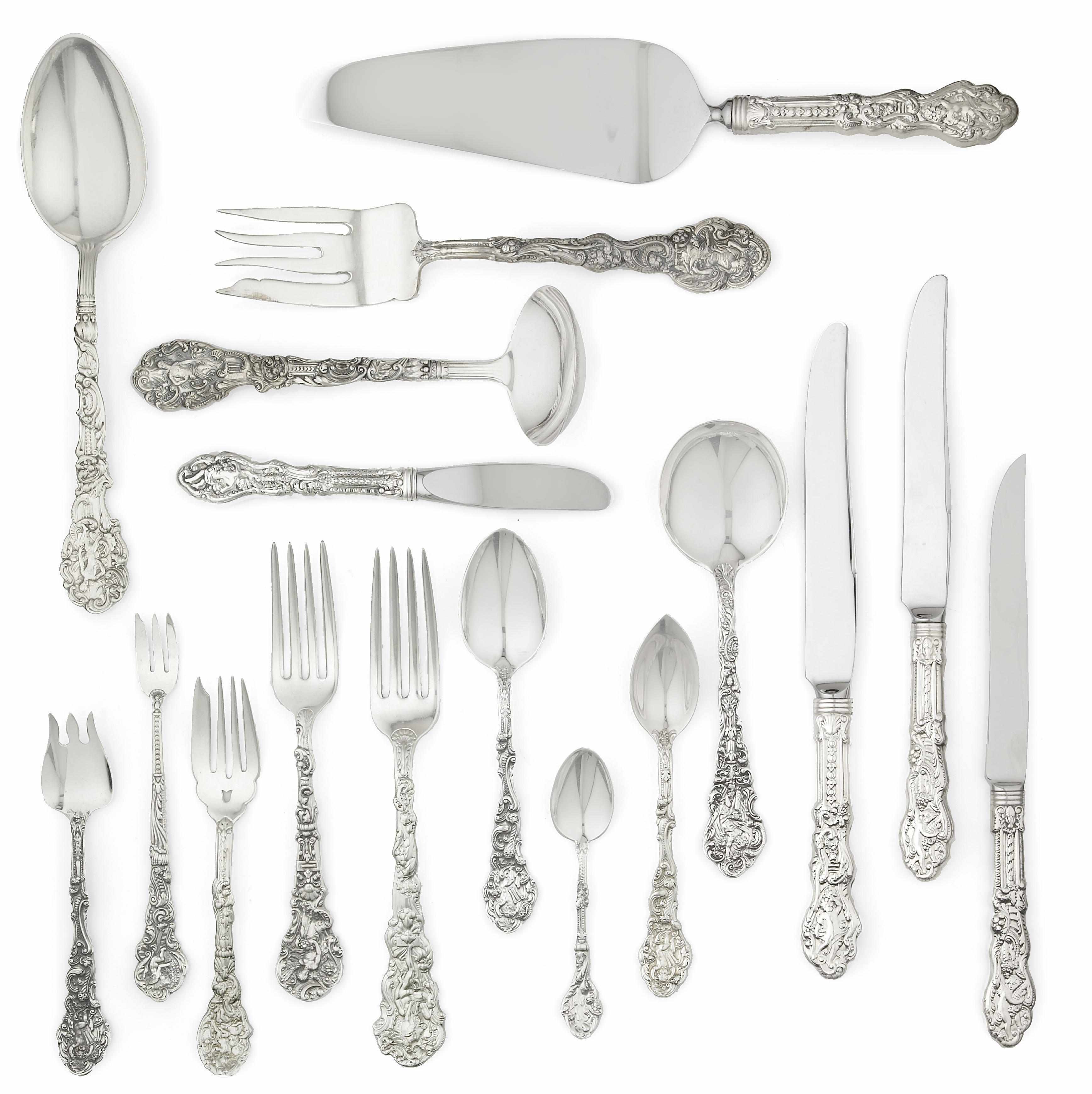 Appraisal: An assembled sterling flatware set Gorham Mfg Co Providence RI