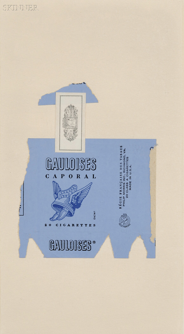 Appraisal: Robert Motherwell American - Gauloises bleues edition of plus proofs