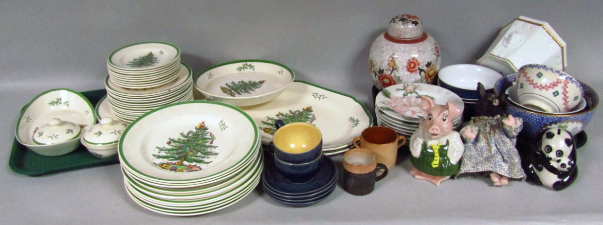 Appraisal: Various pottery dinner ware tea ware etc to include a