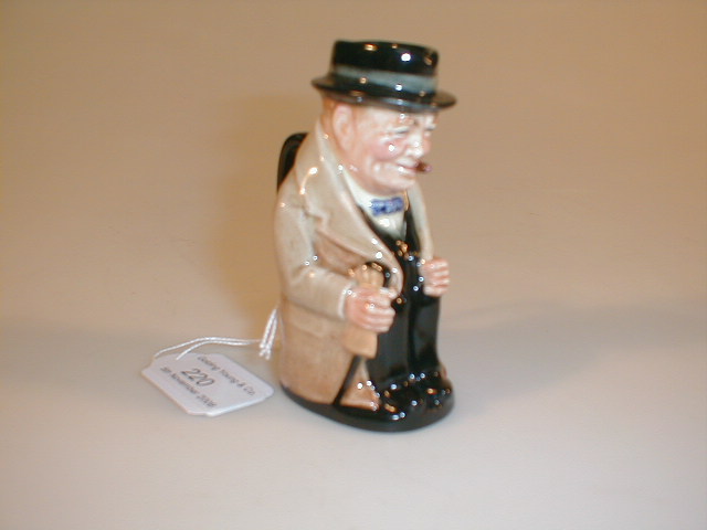 Appraisal: A Royal Doulton small sized Toby jug of Winston Churchill