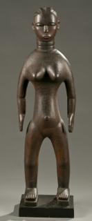 Appraisal: Dan standing female figure th century A standing female figure