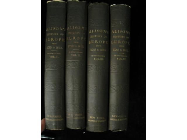 Appraisal: Volumes of Books History of Europe