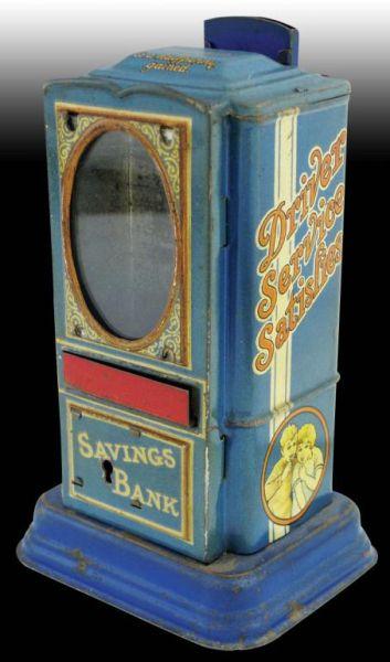 Appraisal: Driver Service Satisfies Vending Mechanical Bank Description Tin German Circa