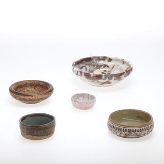 Appraisal: Collection signed Studio Pottery bowls Collection signed Studio Pottery bowls