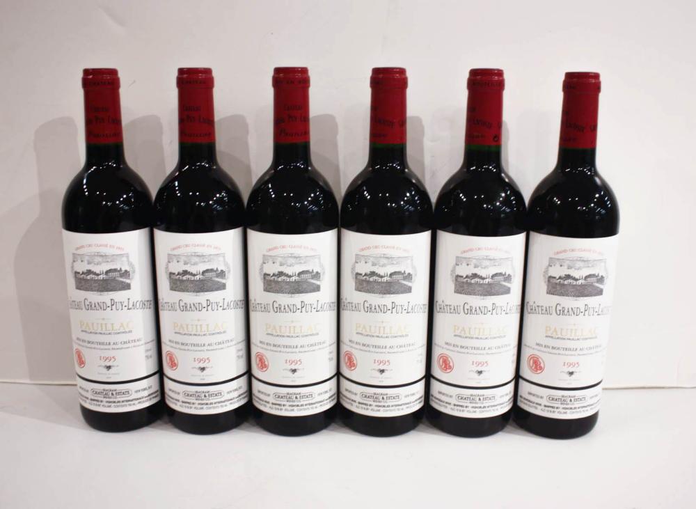 Appraisal: CHATEAU GRAND-PUY-LACOSTE RED BORDEAUX Pauillac France and in one original