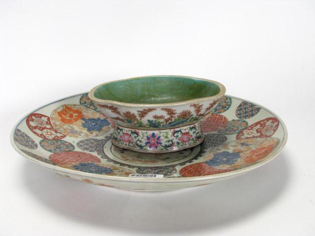 Appraisal: Group of three Oriental ceramic items including early th Century