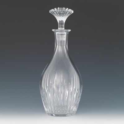 Appraisal: A Baccarat Massena Crystal Decanter Elegant bottle shape decanter with