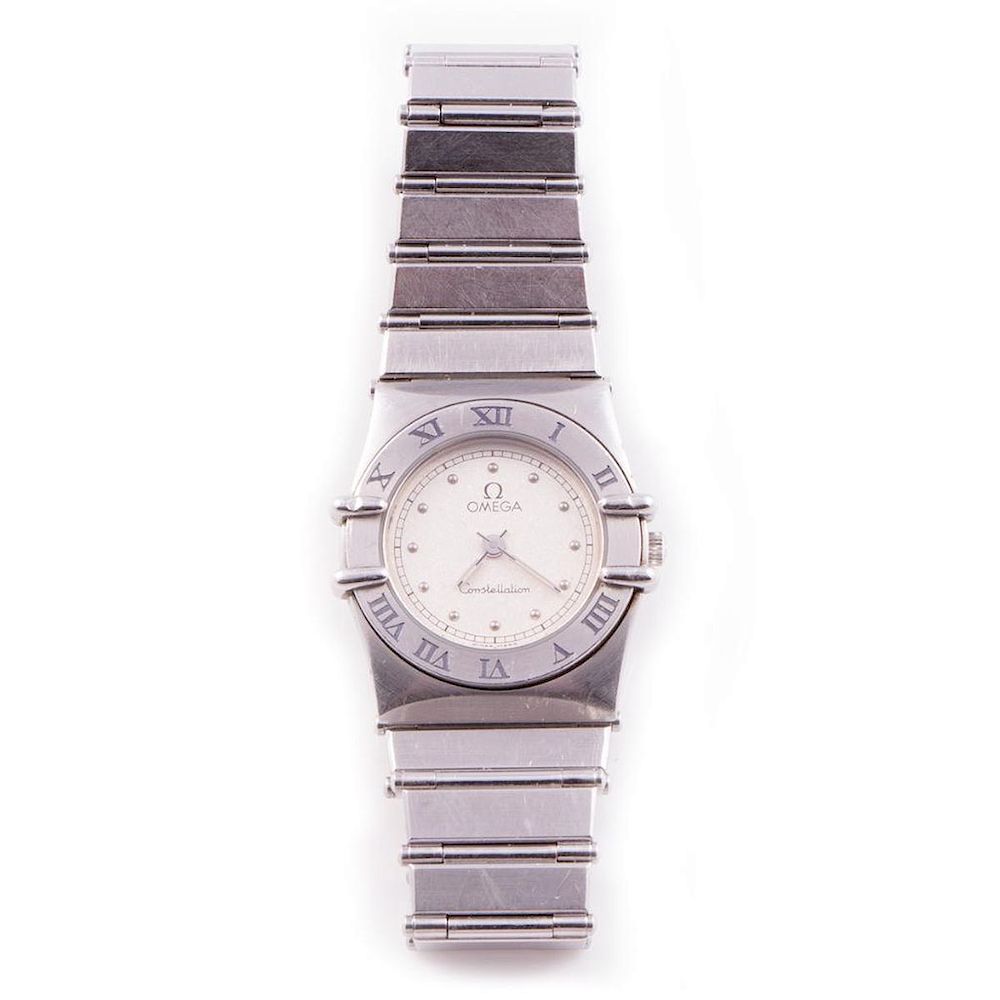 Appraisal: Omega Constellation ladies stainless steel wristwatch dot numerals with outer