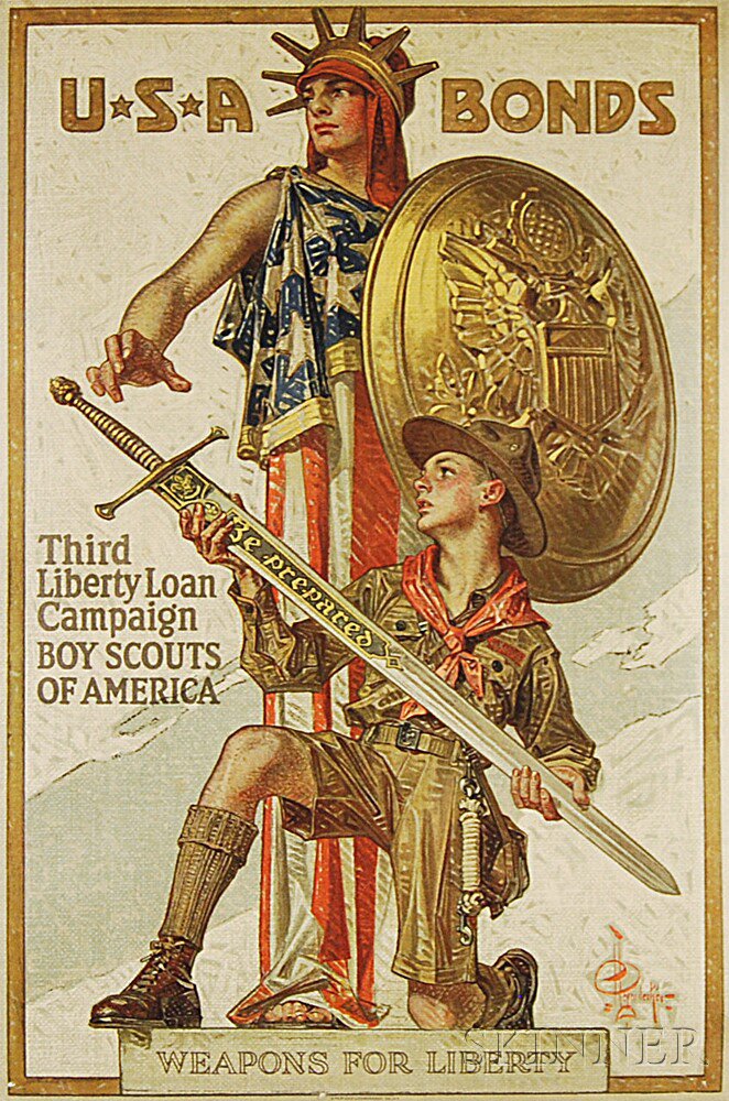 Appraisal: Heyendecki Third Liberty Loan Campaign - Boy Scouts of America