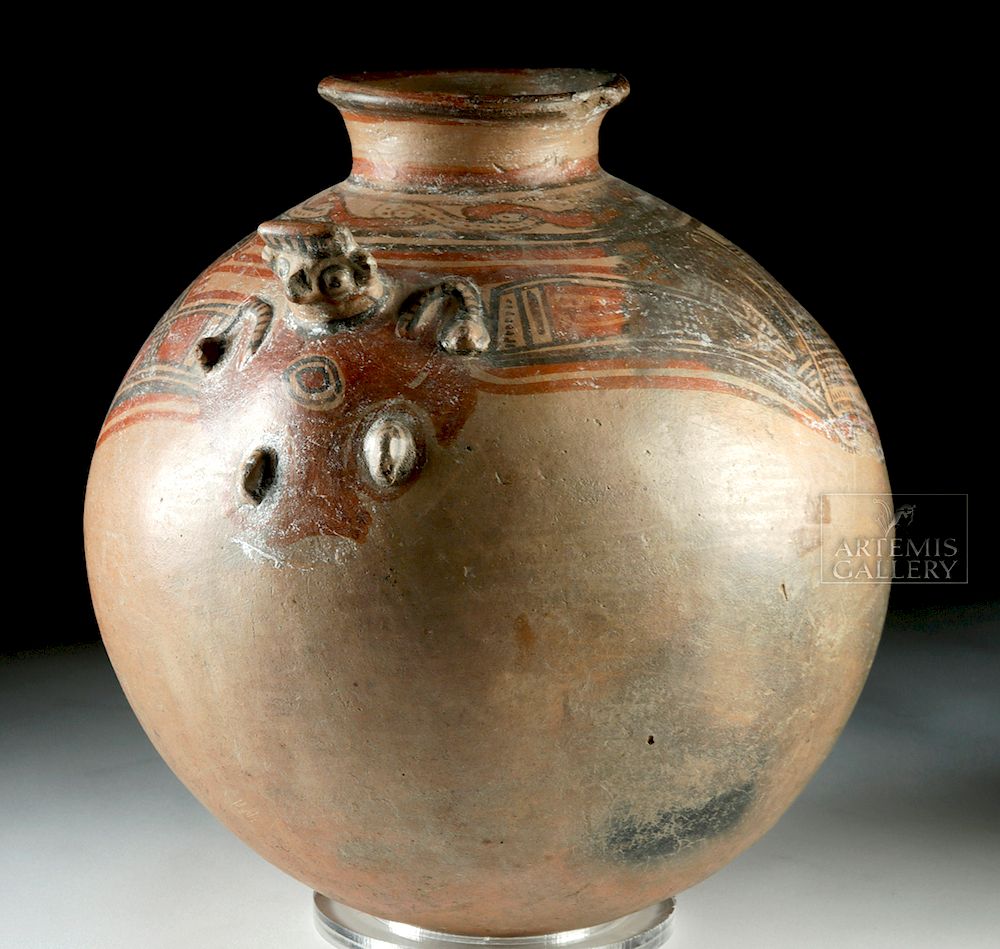 Appraisal: Very Large Costa Rican Polychrome Vessel Pre-Columbian Costa Rica Nicoya