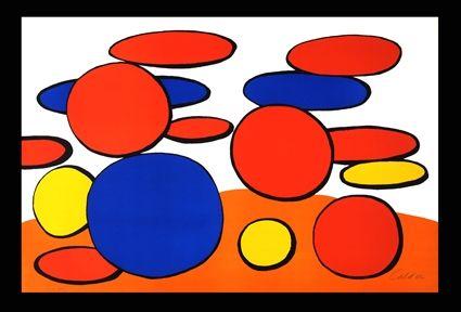 Appraisal: ALEXANDER CALDER - UNTITLED FLOATING CIRCUS Lithograph in colors x