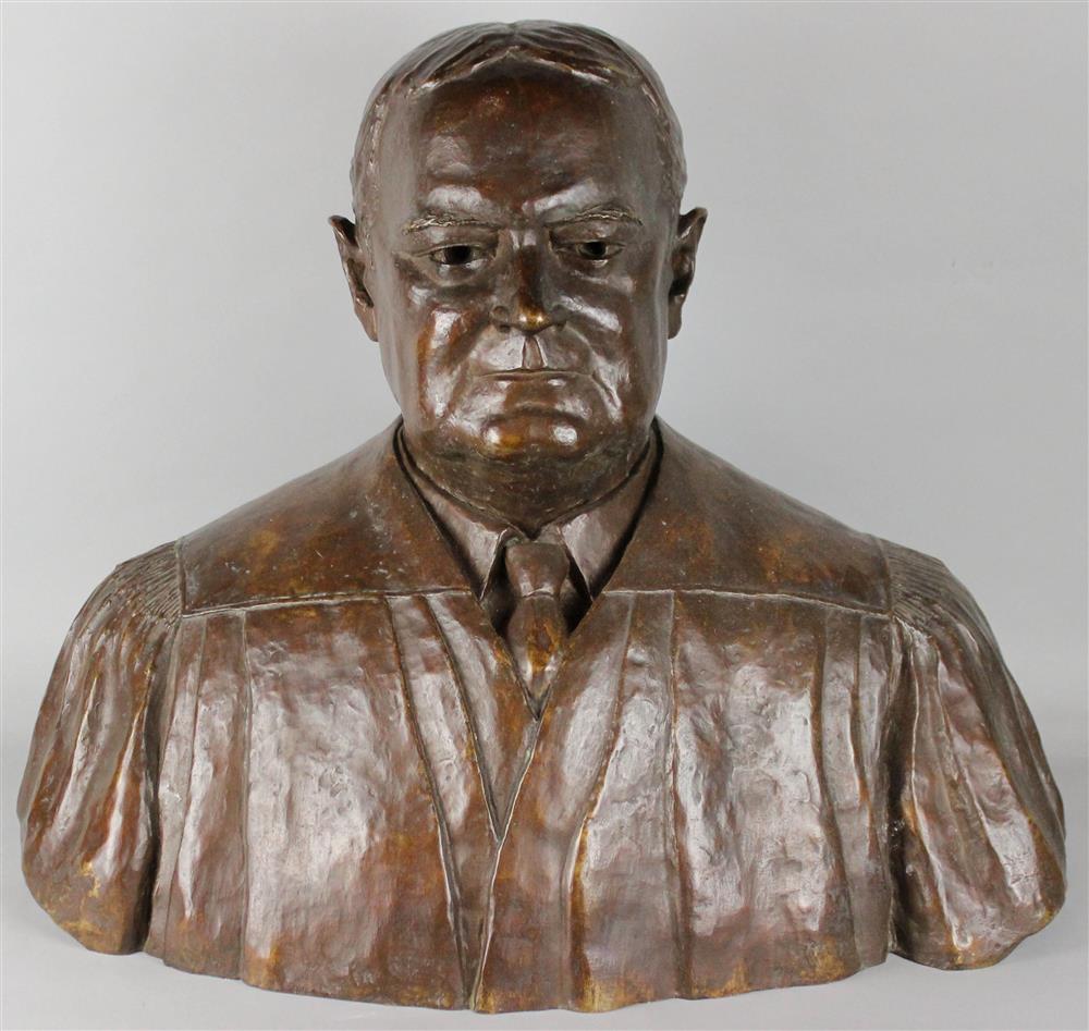 Appraisal: J FINN EDWARD DOUGLAS WHITE Bronze bust h in Signed