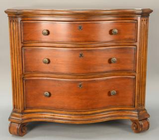 Appraisal: Ethan Allen diminutive chest with serpentine front ht in wd