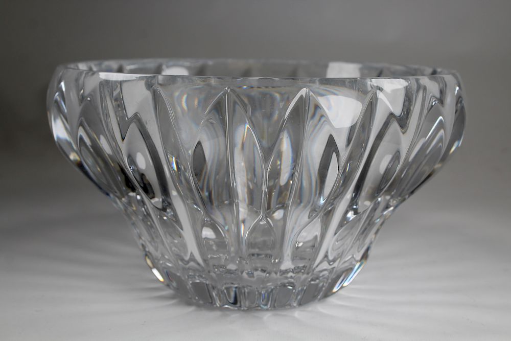 Appraisal: Large Rogaska Crystal Bowl Large Heavy Gauge Rogaska Crystal Bowl