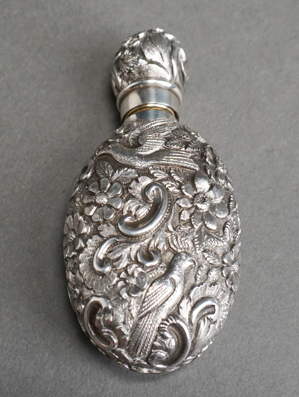 Appraisal: Samson Mordan English Silver Travel Flask London c ozt