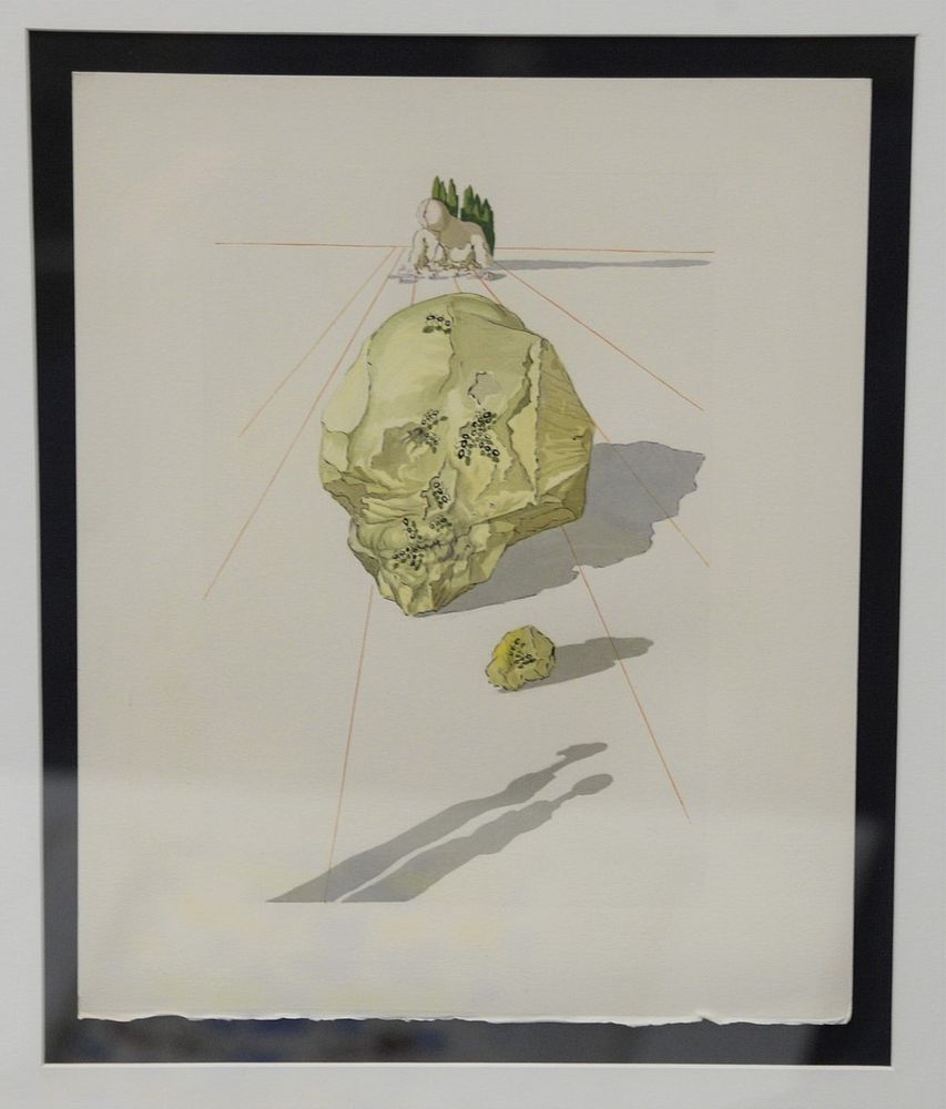 Appraisal: Salvador Dali Spanish - woodblock print from Divine Comedy Suite