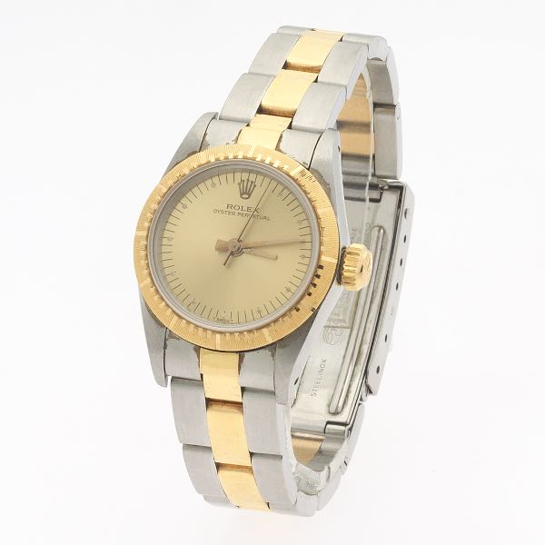 Appraisal: ROLEX TUOTONE LADIES' AUTOMATIC WATCH mm with crown will fit