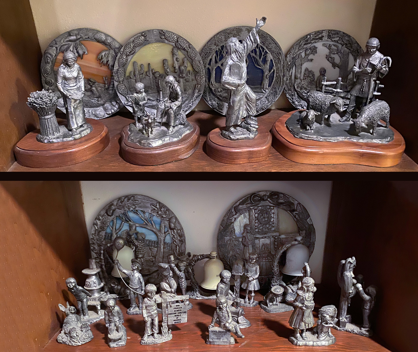 Appraisal: PC COLLECTION OF MICHAEL RICKER CAST PEWTER To include -