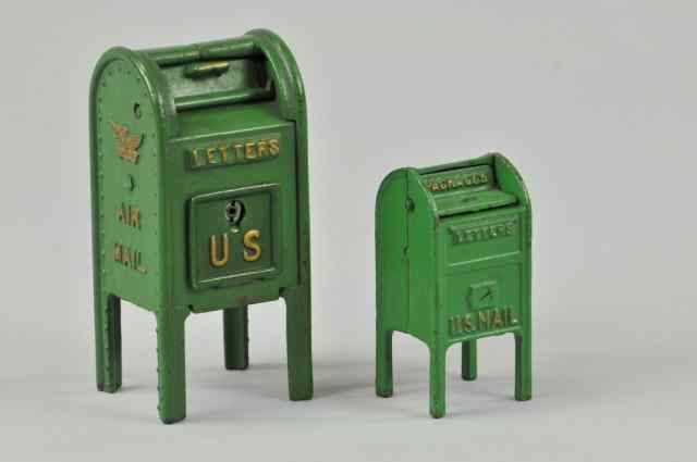 Appraisal: a LOT OF TWO U S LETTER MAIL BOX STILL