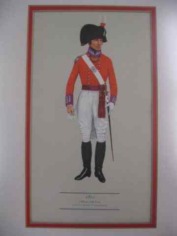 Appraisal: P H Smitherman Prints of Military Officers depicting uniforms of