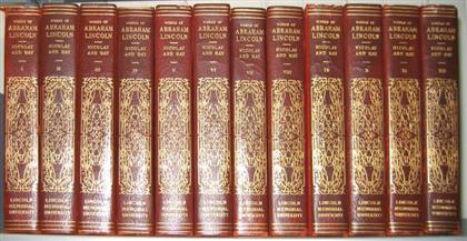 Appraisal: vols Lincoln Abraham The Complete Works Lincoln Memorial University ca