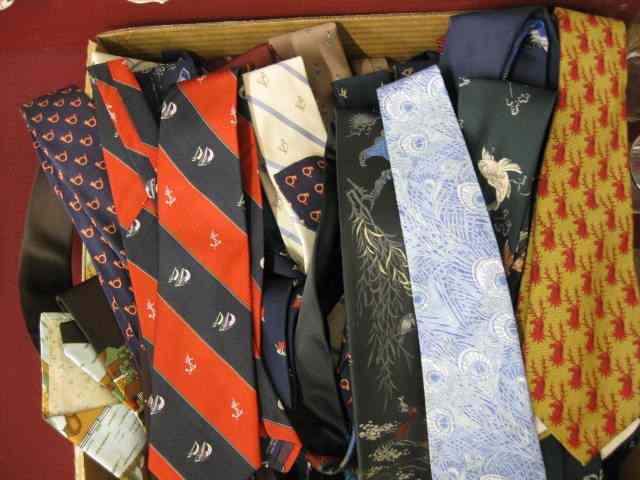 Appraisal: Estate Lot of Vintage Ties mostly new ''Old Store Stock''