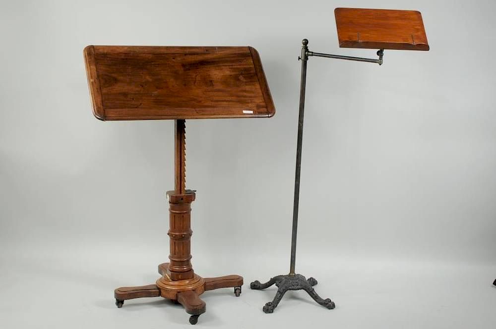 Appraisal: Victorian Carter's Literary Machine Music Stand Two Victorian stands comprising