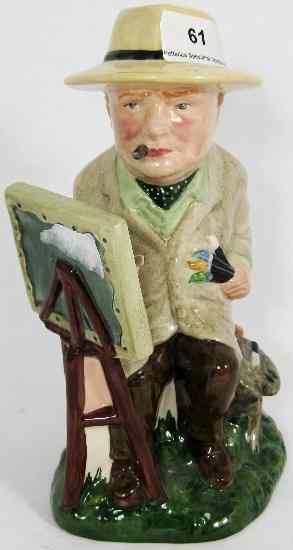 Appraisal: Bairstow Manor Winston Churchill Figure Winston the Artist Limited edition