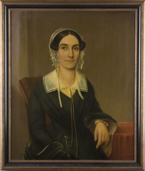 Appraisal: American School Portrait of a Young Woman mid th c