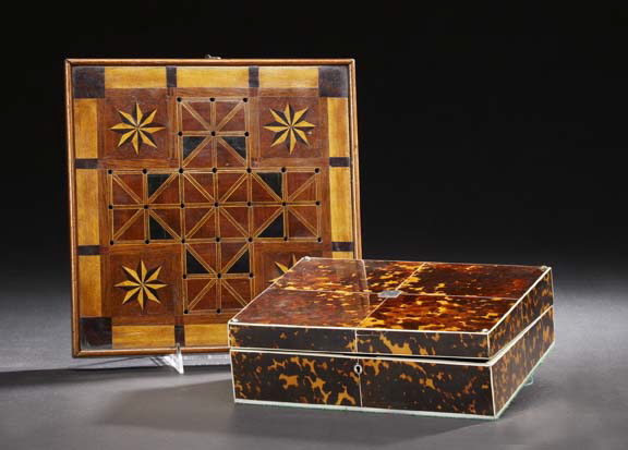 Appraisal: Louis-Philippe Marquetry Reversible Gaming Board second quarter th century the