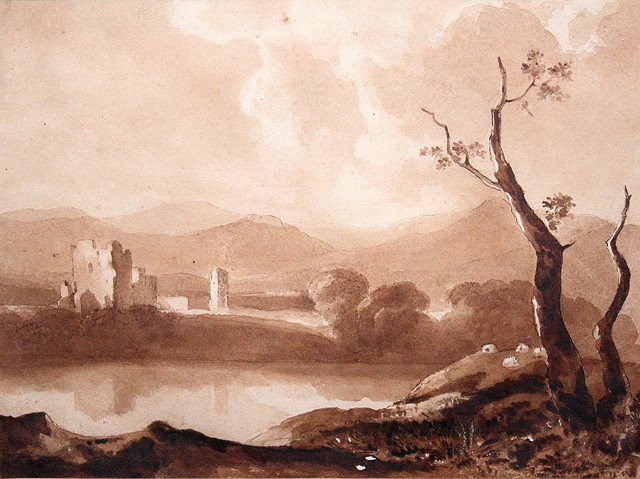 Appraisal: MANNER OF JOHN VARLEY - Brougham Castle Cumberland titled on