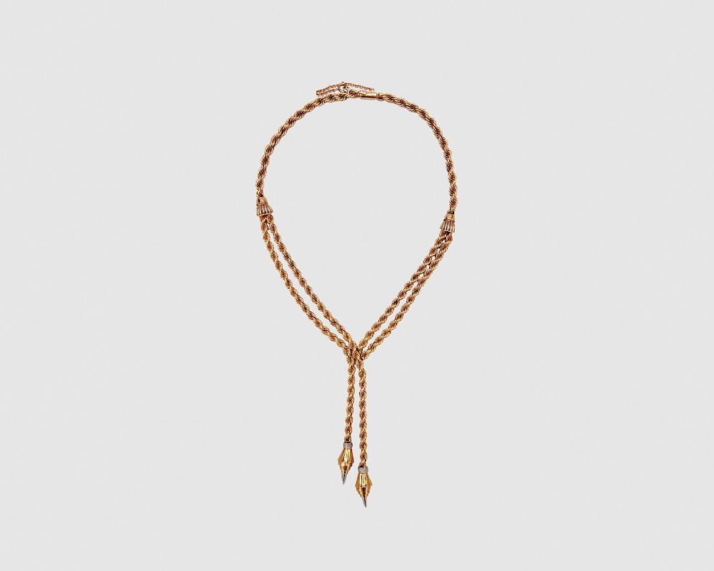 Appraisal: K Gold and Diamond Necklace K Gold and Diamond Necklace